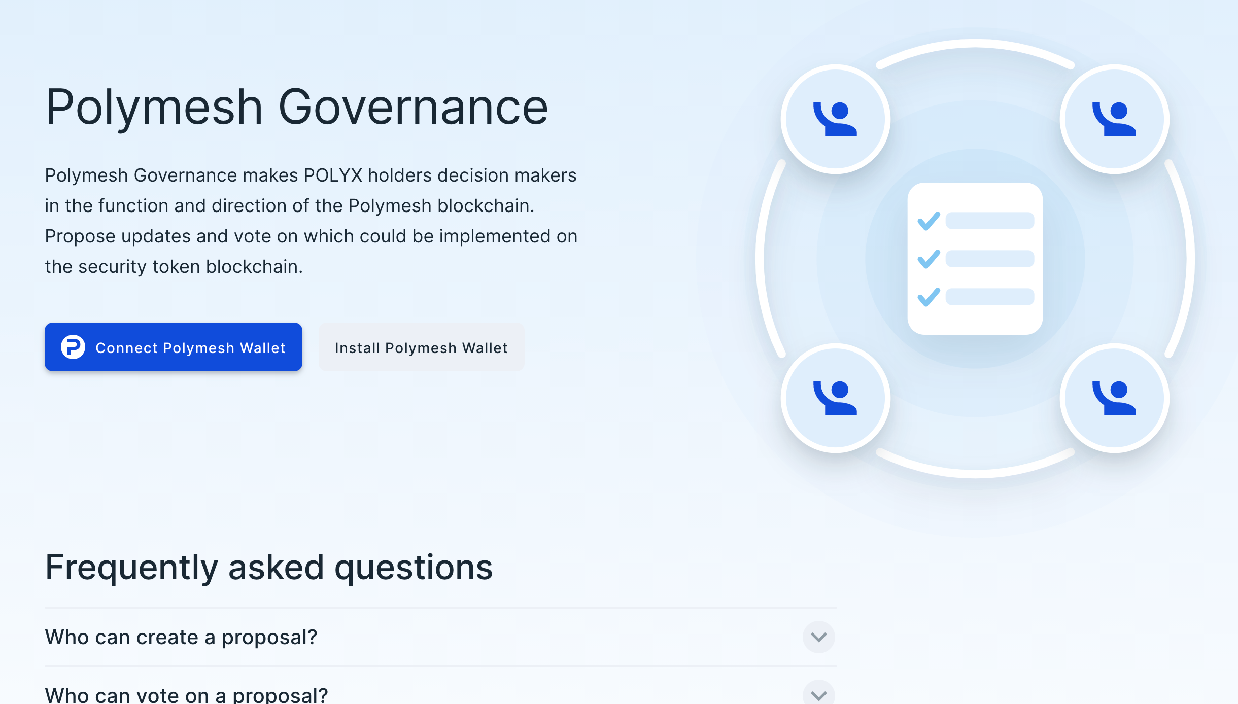 Connect Wallet to Governance